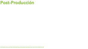 Post-Producción Realizamos videos con gráficos en movimiento (motion graphics), edición de video, modelado y animación 3D, contenido para redes sociales renderizado y adaptación de videos para RRSS (formato vertical), visuales para eventos o pantallas. ...................................